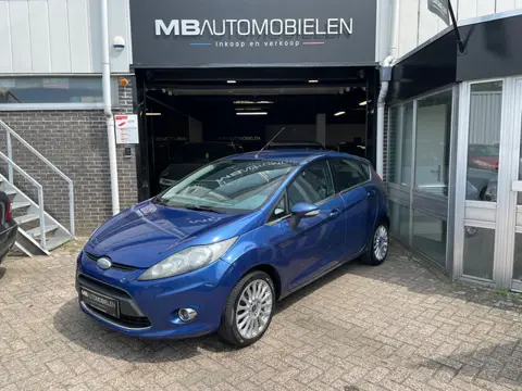 Ford Fiesta 1.25 Ghia//5DRS/Airco/Blauw/Sport Velgen/APK/Onderhoudshistorie!