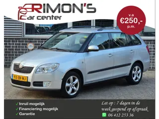 Skoda Fabia Combi 1.6-16V Elegance Automaat Airco Leder APk 05-2027