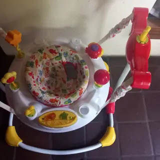Babyjump, Springstoel met speeltjes en geluid + licht - Moni Vista Jumper