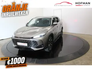 MG HS PHEV 1.5 Luxury Nieuw! Vol Leder 360°Camera 100Km Elektrisch el aKlep+stoelen