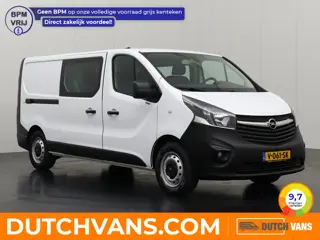 Opel Vivaro 1.6CDTI Lang 6-Persoons Dubbele Cabine | Airco | Cruise | Trekhaak | Betimmering