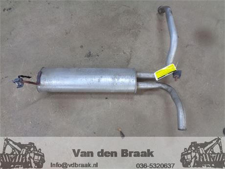 Citroen C1 1.0 12V 2005-2014 Uitlaat einddemper