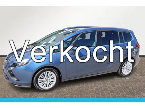 Opel Zafira Tourer 1.4 Design Edition Automaat. Lage km stand,  afneembare trekhaak, navigatie.