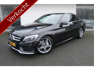 Mercedes-Benz C-Klasse 180 Business Solution AMG/ 9G/ LED/ All-season/ Stoelverwarming/ Dodehoek ass