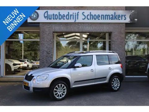 Skoda Yeti 1.4 TSI Elegance PANO TREKHAAK-AFN LEER 17"LMV 2xPDC DEALER-ONDERHOUDEN CRUISE CLIMA NAP