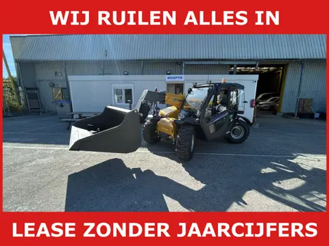 Eurotrac Verreiker th25.6 2.5 tons diesel kubota v3307 4 cilinder (!nieuw!) airco bak+lepels