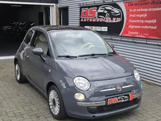Fiat 500 1.2 Lounge FIAT 500  1.2  *** PANORAMADAK-ELECTR.AIRCO.SP.WIELEN,etc,etc. ***