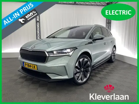 Škoda Enyaq iV 80 First Edition | Apple carplay | Navi | Trekhaak | Leer | LED | El. stoel links | E
