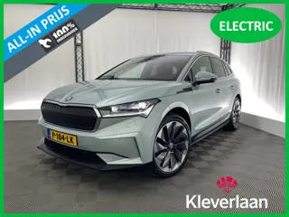 Škoda Enyaq iV 80 First Edition | Apple carplay | Navi | Trekhaak | Leer | LED | El. stoel links | E