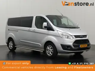 Ford Transit Custom 2.2TDCI 125PK Lang Limited Dubbele Cabine | 2xSchuifdeur | Leder | Airco | Cruis
