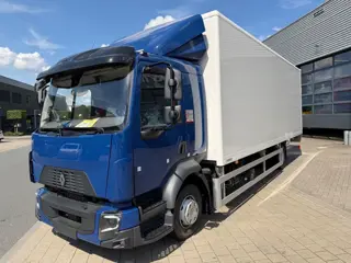 Renault D 12 LOW P4X2  210E6 / PLYWOOD GESLOTEN LAADBAK MET 2 T LAADKLEP PA4781