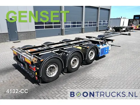 D-Tec FLEXITRAILER + GENSET | 2x20-30-40-45ft HC * 2x EXTENDABLE * DISC BRAKES * MOT 03-2027