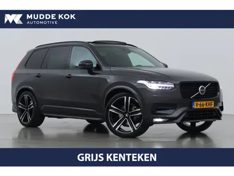 Volvo XC90 B5 AWD Ultimate Dark | GRIJS KENTEKEN | HEICO Sportiv | Luchtvering | Panoramadak | 360° 