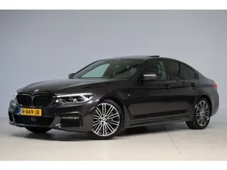BMW 5-serie 540i M-sport | schuifkanteldak | 360 camera | adaptieve cruisecontrol | head-up | keyles