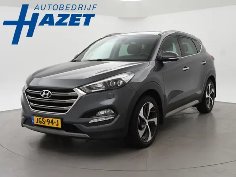 Hyundai Tucson 1.6 T-GDi 177 PK PREMIUM + AFN. TREKHAAK 1900 KG! | LEDER | STOELVERW. V+A | CAMERA