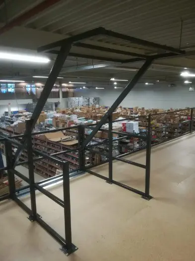 Kantelhek/Hek/pallet/valbeveiliging/magazijn ACTIE