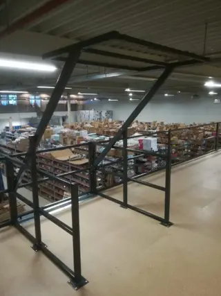 Kantelhek/Hek/pallet/valbeveiliging/magazijn ACTIE