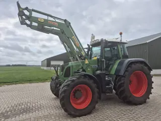 Fendt 714 Vario TMS, voorlader, zeer netjes (bj 2007)