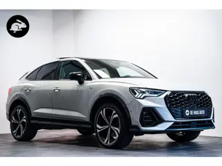 Audi Q3 Sportback 45 TFSI e S-Line Black ed|Pano dak|Trekhaak|SONOS|20 inch|Elektr stoel|Camera