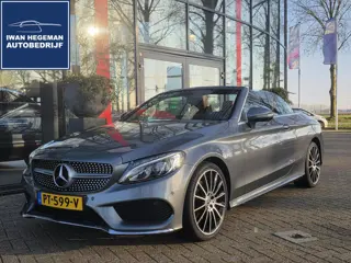 Mercedes-Benz C-klasse Cabrio 180 Prestige AMG-Styling AUTOMAAT | Leer | Navigatie | 19 inch | Cruis