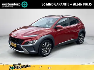 Hyundai Kona 1.6 GDI HEV Premium | All-in prijs | 3 jaar garantie | Automaat | Leder | Meest luxe ui