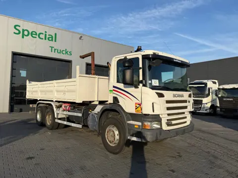 Scania P340 6x4 / Euro 5 / Kipper / Handgeschakeld / Blad geveerd