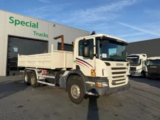 Scania P340 6x4 / Euro 5 / Kipper / Handgeschakeld / Blad geveerd