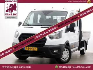 Ford Transit 350 2.0 TDCI 130pk Trend L3 D.C. Open Laadbak 01-2023