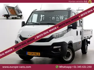 Iveco Daily 35S14 316pk E6 L2H1 D.C. 3-Zijdige Kipper Airco/Trekhaak 3500kg 02-2018