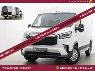 Maxus eDeliver 9 L3H2 72kWh WLTP Range 280km 100% Elektrisch Airco/Camera NIEUW 02-2024