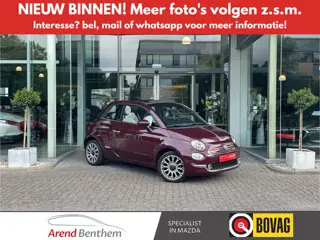 Fiat 500C 1.0 Hybrid Lounge Navi / Cruise / Airco / Apple-Android / LM-Velgen