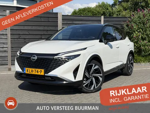 Nissan Qashqai Tekna Plus 1.3 MHEV 158PK Xtronic Automaat Navigatie, Rondomzichtcamera, Keyless, Pan