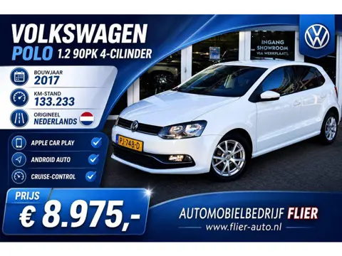 Volkswagen Polo 1.2 90PK TSI Comfortline Executive | Cruise | CarPlay | Orig. NL | NAP |