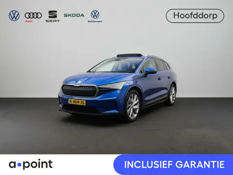 Skoda Enyaq iV 80 204 pk | Navigatie | Warmtepomp | Panoramadak | Trekhaak (wegklapbaar) | Parkeerse