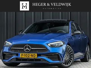 Mercedes-Benz C-klasse 180 AMG Line | NL-Auto | Panoramadak | Night-Pakket | Ambiance Interieur | Ca