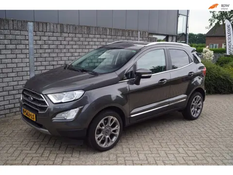 Ford EcoSport 1.0 EcoBoost Titanium Autom Half Leder Stoel/Stuurverw Navi Camera Clima Cruise 2x PDC