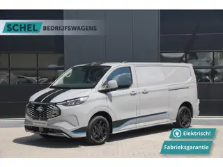 Ford E-Transit Custom 320 L2H1 Sport 71 kWh 218pk - 2x Schuif - Stoel/Stuurverwarming - Cruise - Key