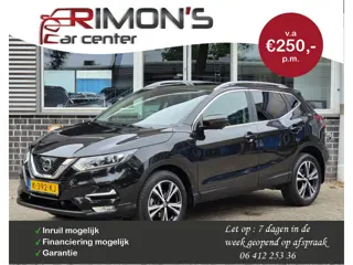 Nissan Qashqai 1.2 Tekna Aut 360 Camera Navi Leder Pano