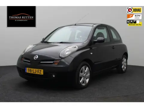 Nissan Micra 1.2 Visia 2003 | Lichtmetalen Velgen | Elektrische Ramen | 2 Sleutels | Boekjes | Stuur