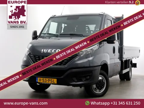Iveco Daily 35C18 3.0 180pk HiMatic Automaat D.C. Open Laadbak L412cm Trekhaak 3500kg 09-2022