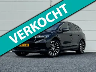 Skoda Enyaq iV 80 Org NL SOH 96% Warmtepomp Keyless Camera Sportonderstel Lane assist Dodehoek detec