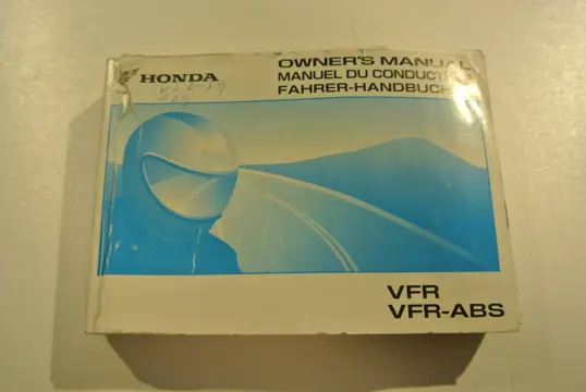 INSTRUCTIEBOEKJE Honda VFR 800 I 2002 - 2013