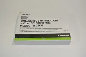 INSTRUCTIEBOEKJE Kawasaki Z 900 2017 - 2019