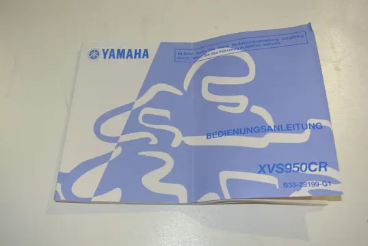 INSTRUCTIEBOEKJE Yamaha XV 950 R 2016 - 2018