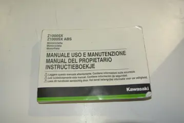 INSTRUCTIEBOEKJE Kawasaki Z 1000 Sx 2014 - 2016