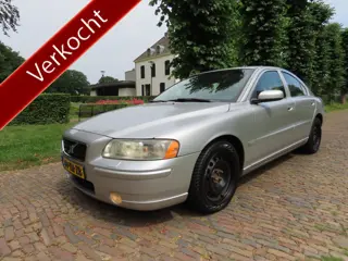 Volvo S60 2.4 D5 Edition II Ecc Cruisecontrol Navigatie Leer/Stof Trekhaak