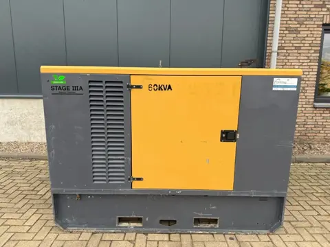 Perkins 1104D-44T Noodstroom generatorset 60 kVA Silent Aggregaat