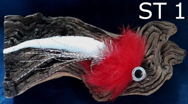 Ultra Light Dragon Tail Baars-Snoekstreamertjes van 11/12 cm