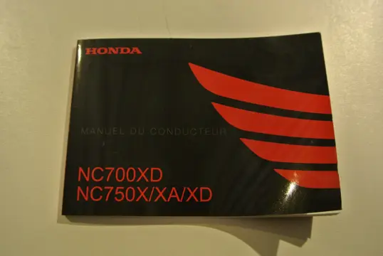 INSTRUCTIEBOEKJE Honda NC 750 X 2016 - 2017