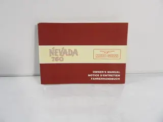 INSTRUCTIEBOEKJE Moto Guzzi Nevada 750 1991 - 2019